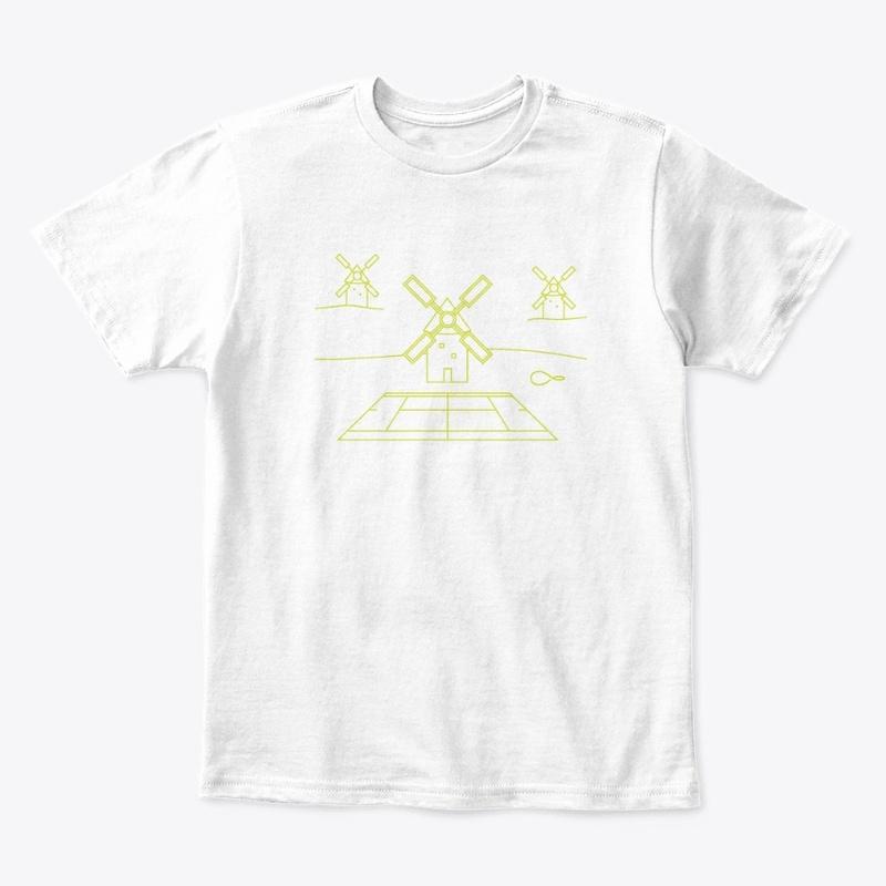 Cervantes Tennis Court Logo MTM Kids Tee