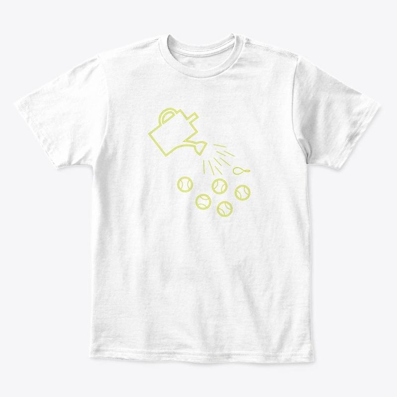 Watering Tennis Balls Logo MTM Kids Tee